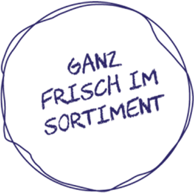 Ganz frisch im Sortiment_blau